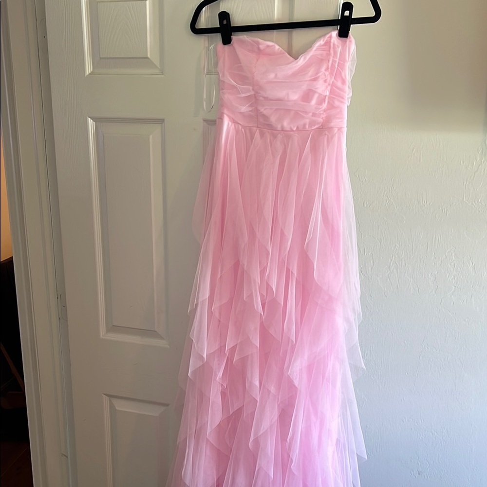 Lulu's Pink Maxi Dress